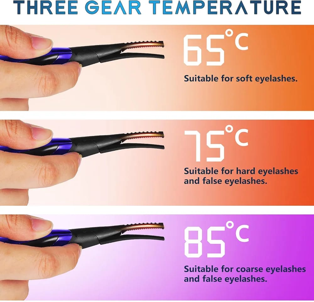 Rechargeable Heated Eyelash Curler