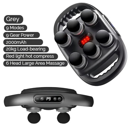 6-Heads Fascia Massage Gun