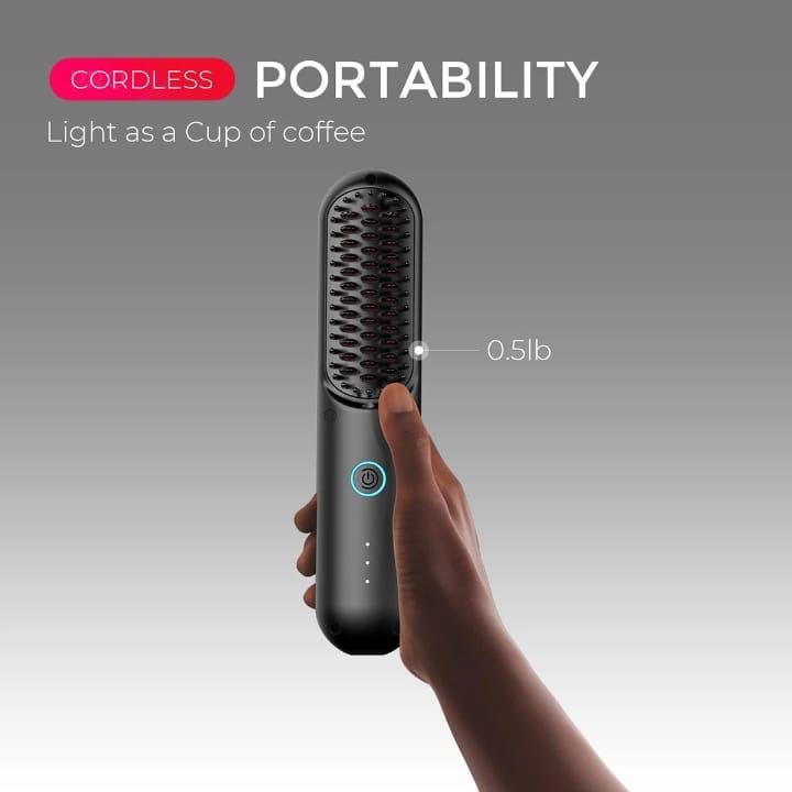 Wireless Straightener Hair Comb
