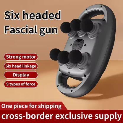 6-Heads Fascia Massage Gun