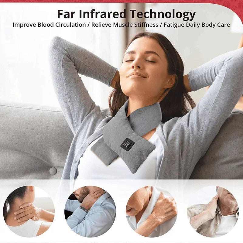Soft Heated Neck Warmer