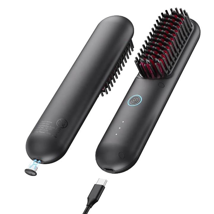 Wireless Straightener Hair Comb