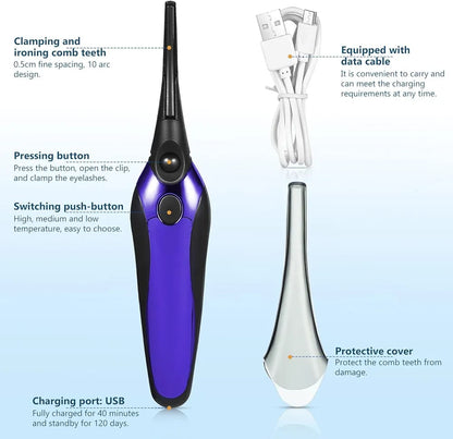 Rechargeable Heated Eyelash Curler