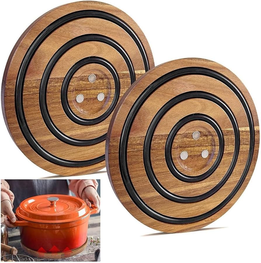 Orivin Magnetic Acacia Wood Trivet
