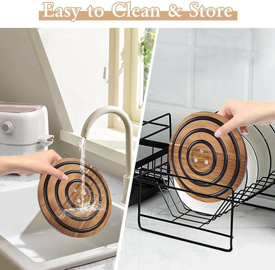 Orivin Magnetic Acacia Wood Trivet