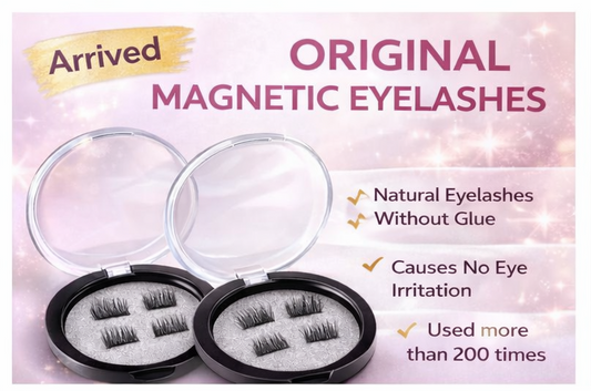 Reusable Magnetic Eyelashes – Glue-Free Natural Lash Set
